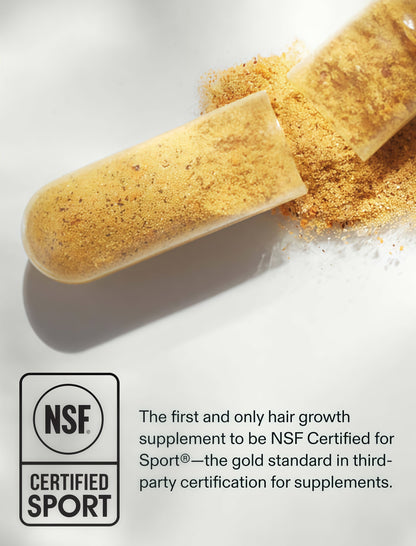 Nutrafol Women's Hair Growth Supplements, Ages 18-44, Clinically Proven for Visibly Thicker and Stronger Hair, Dermatologist Recommended - 1 Month Supply